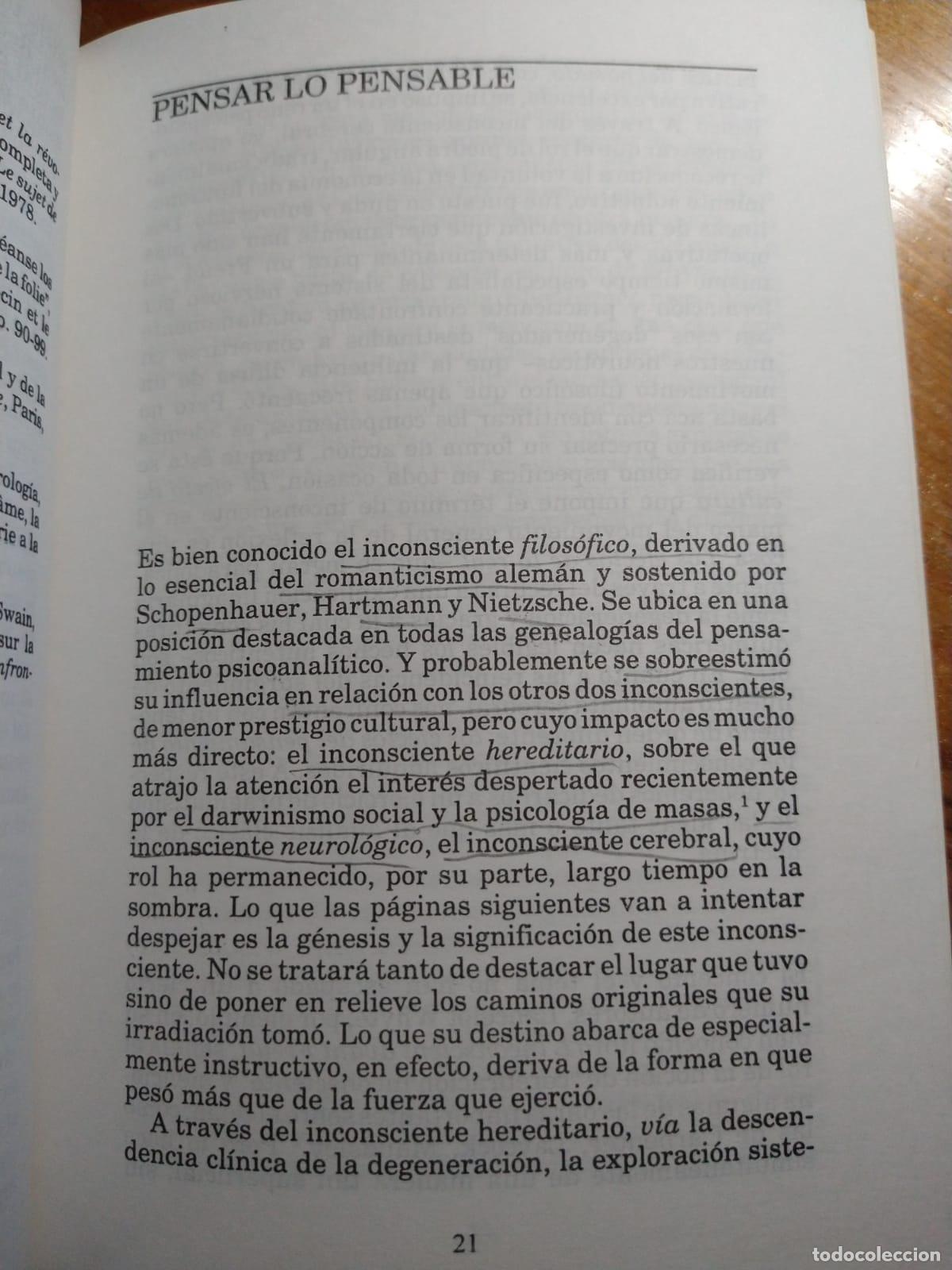 Libros de segunda mano: El inconsciente cerebral - Marcel Gauchet - Foto 7