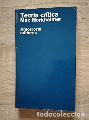 Libros de segunda mano: TEORIA CRITICA - Horkheimer, Max - Foto 1