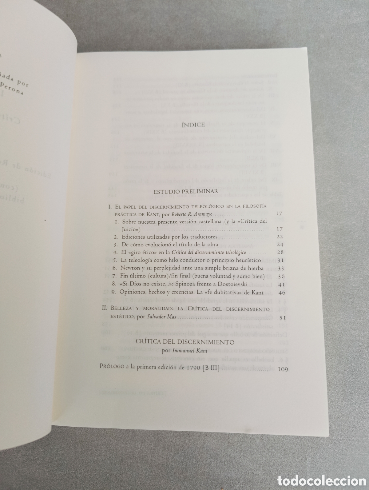 Libros de segunda mano: CRITICA DEL DISCERNIMIENTO. IMMANUEL KANT. - Foto 4