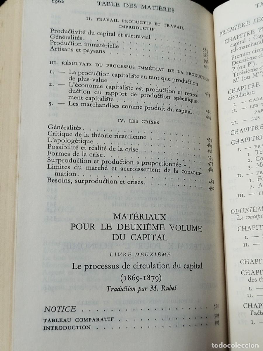 Libros de segunda mano: 1968. Karl Marx. Oeuvres. - Foto 5