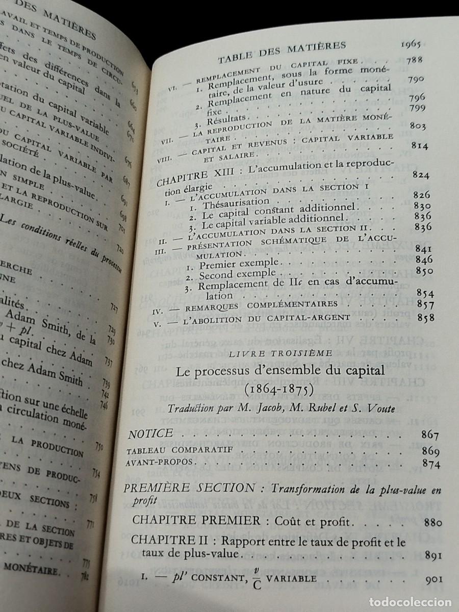 Libros de segunda mano: 1968. Karl Marx. Oeuvres. - Foto 8