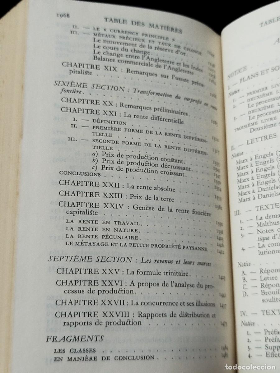 Libros de segunda mano: 1968. Karl Marx. Oeuvres. - Foto 11