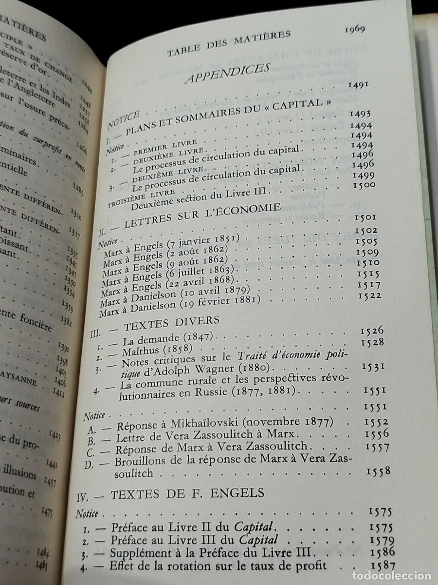 Libros de segunda mano: 1968. Karl Marx. Oeuvres. - Foto 12