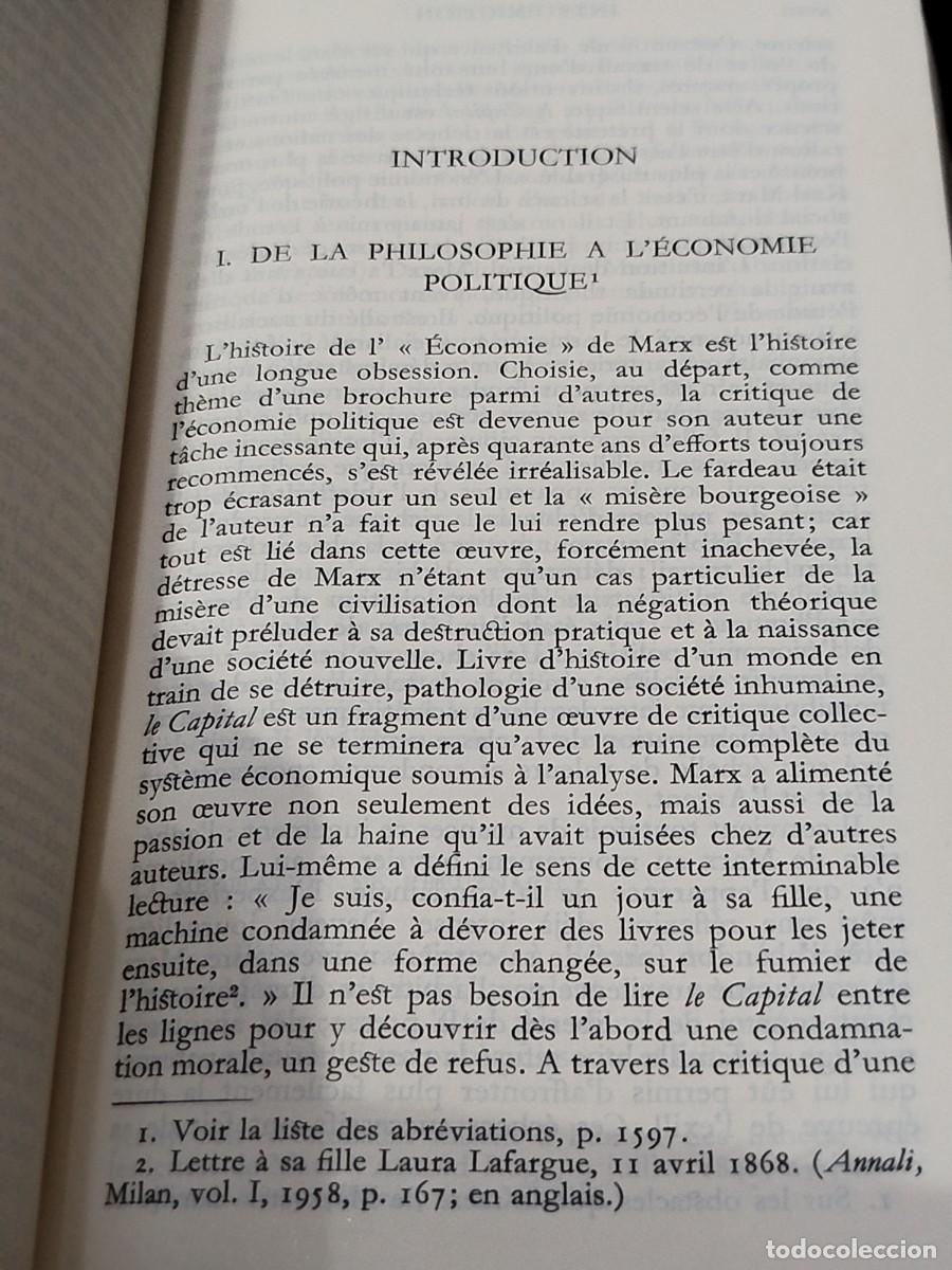 Libros de segunda mano: 1968. Karl Marx. Oeuvres. - Foto 13