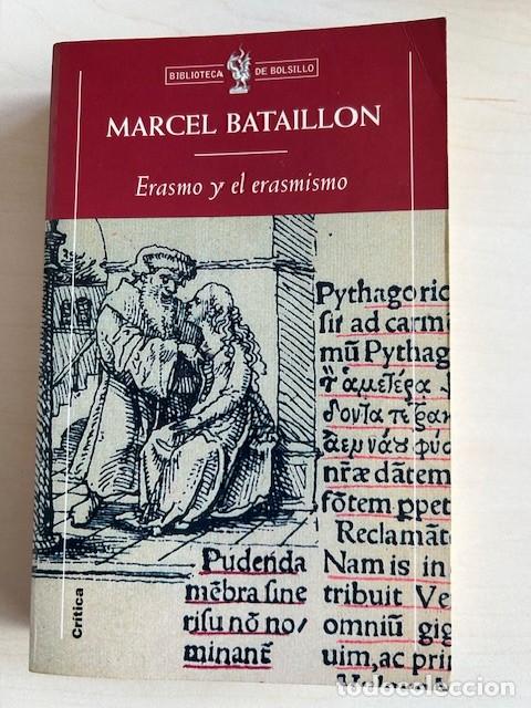 Libros de segunda mano: Marcelo Bataillon -Erasmo y el erasmismo- - Foto 1