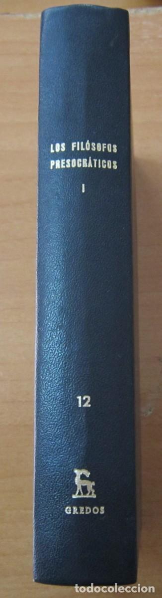 Libros de segunda mano: Los Fil&oacute;sofos presocr&aacute;ticos I - Foto 2