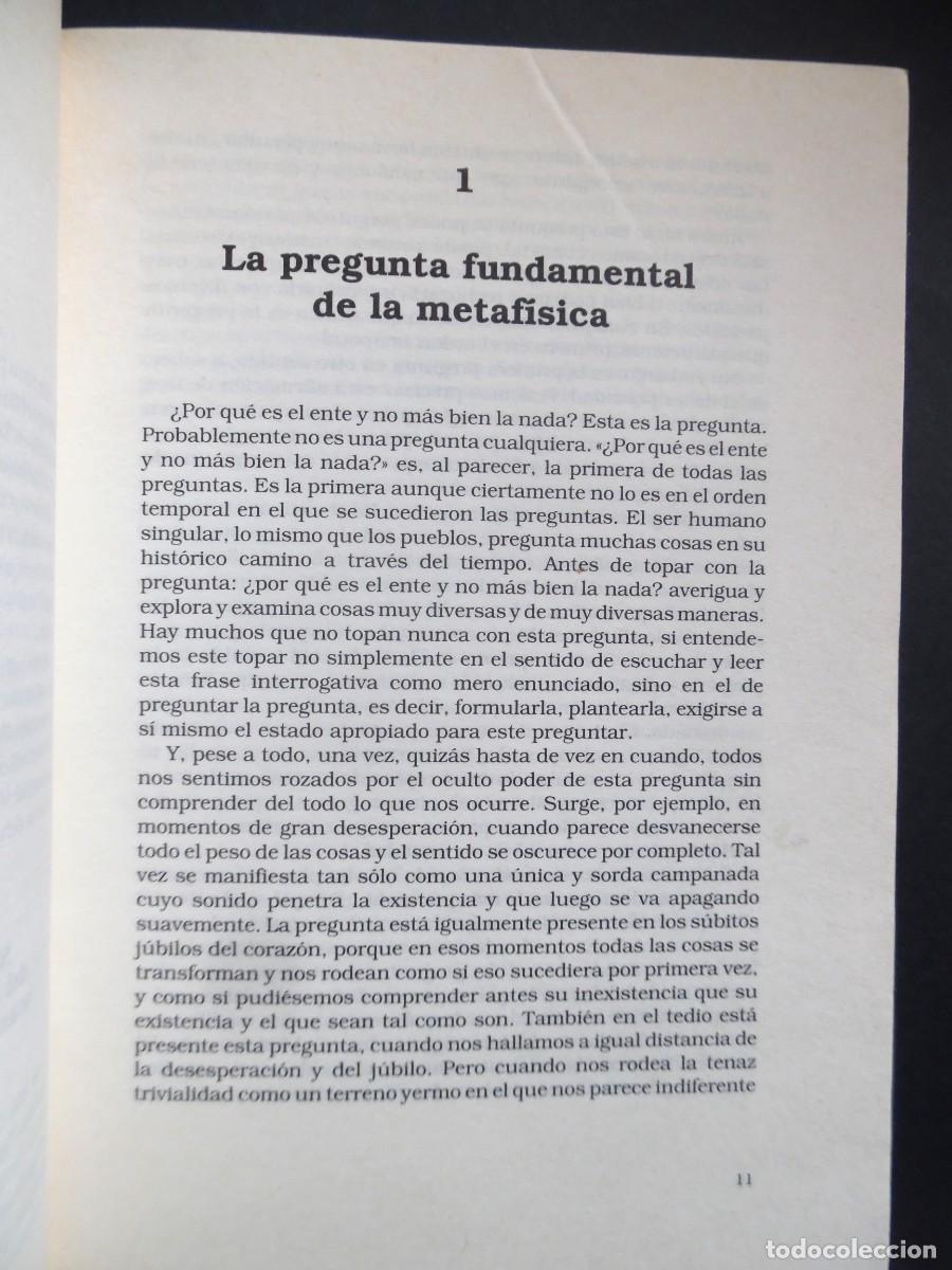 Libros de segunda mano: Introducci&oacute;n a la metaf&iacute;sica, de Martin Heidegger - Foto 5