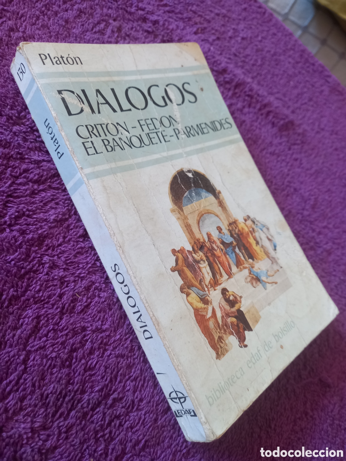 Libros de segunda mano: Dialogos. Plat&oacute;n. Biblioteca de bolsillo - Foto 2