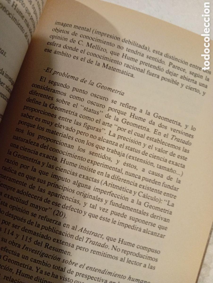 Libros de segunda mano: ABSTRACT. DAVID HUME. EDITORIAL HUMANITAS. - Foto 10