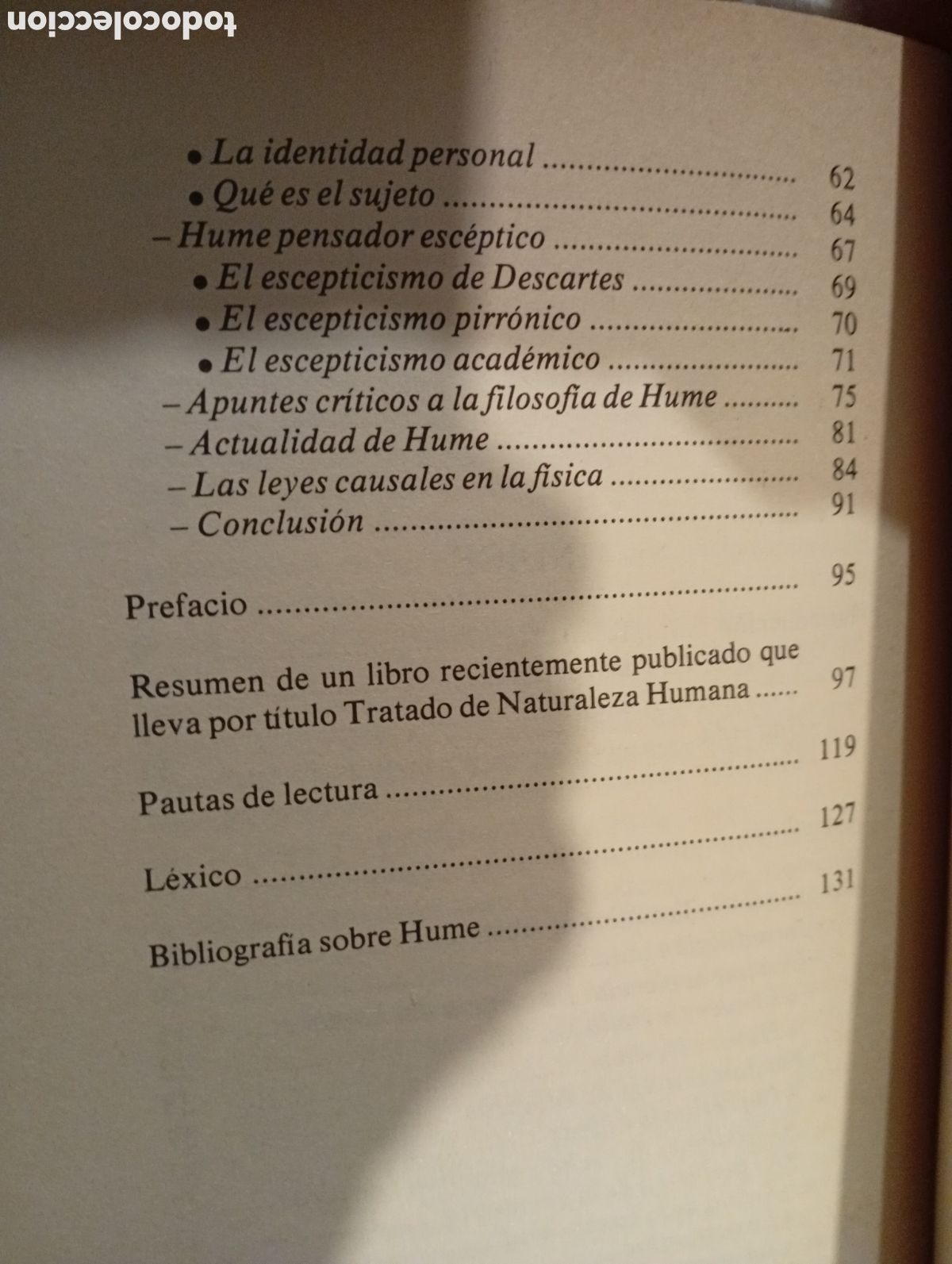 Libros de segunda mano: ABSTRACT. DAVID HUME. EDITORIAL HUMANITAS. - Foto 13