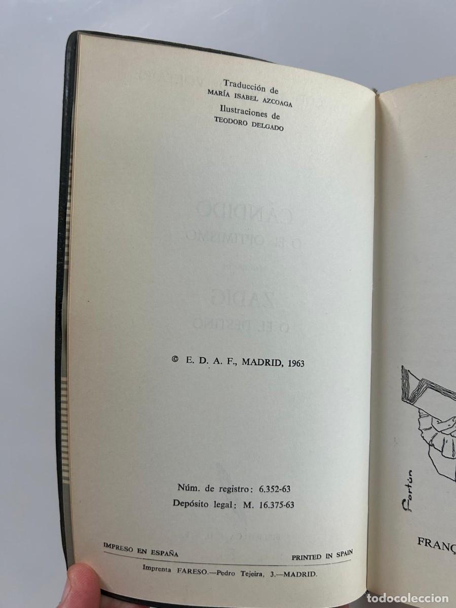 Libros de segunda mano: C&Aacute;NDIDO. VOLTAIRE. BIBLIOTECA E.D.A.K - Foto 8