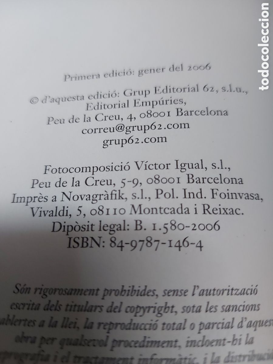 Libros de segunda mano: LA PAU PERPETUA any 2006 - Foto 2