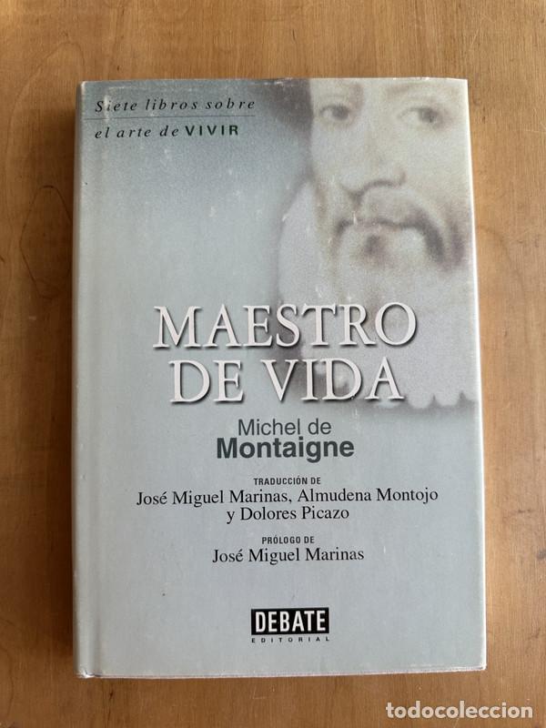 Libros de segunda mano: Maestro de vida - de Montaigne Michel - Foto 1