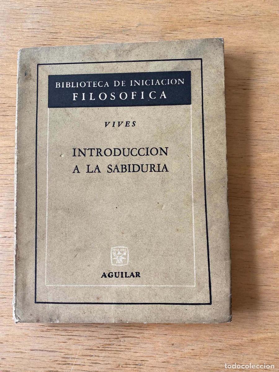 Libros de segunda mano: Introduccion a la sabiduria - Vives - Foto 1