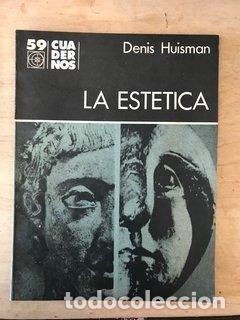Libros de segunda mano: La estetica - Denis Huisman - Foto 1