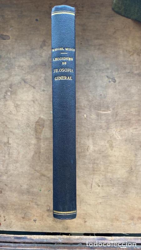 Libros de segunda mano: Lecciones de filosofia general - Weigel Mu&ntilde;oz - Foto 1