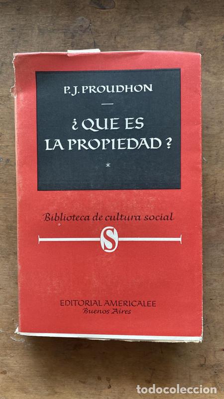 Libros de segunda mano: Que es la propiedad - Proudhon - Foto 1