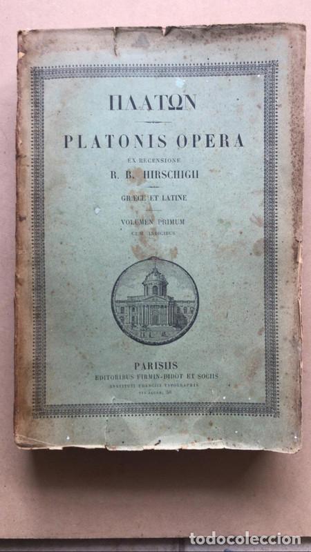 Libros de segunda mano: Platonis Opera - Plat&oacute;n - Foto 1