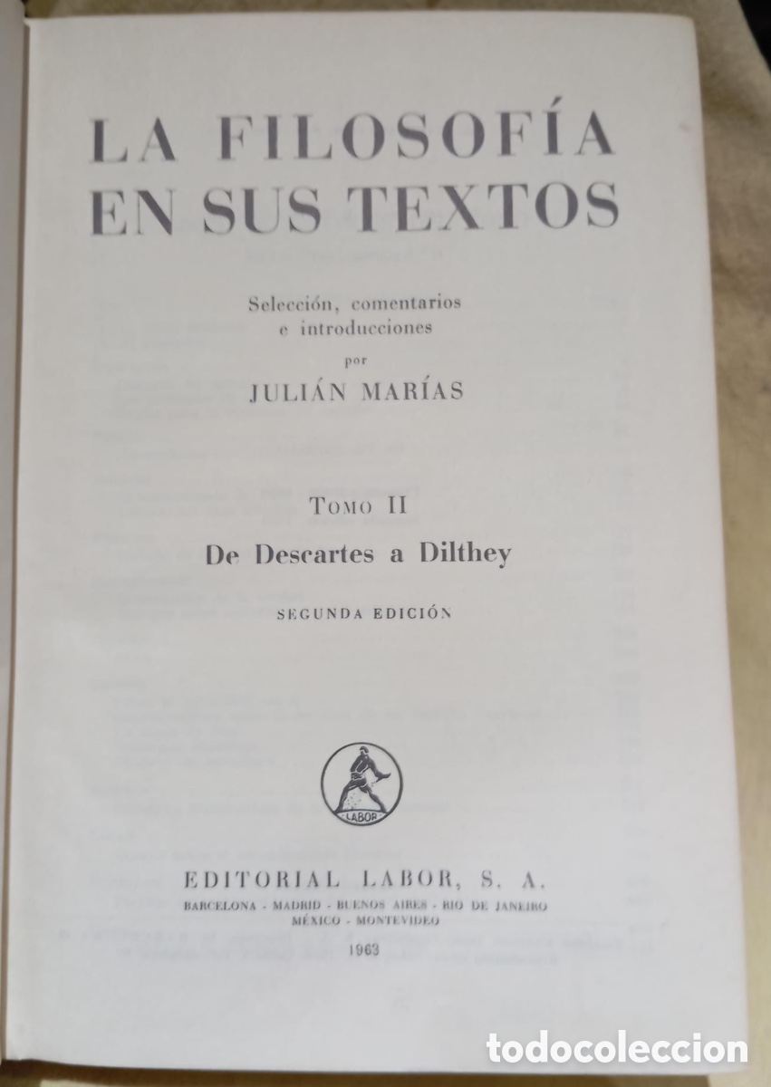 Libros de segunda mano: La filosof&iacute;a en sus textos. Autor: VVAA. - Foto 8