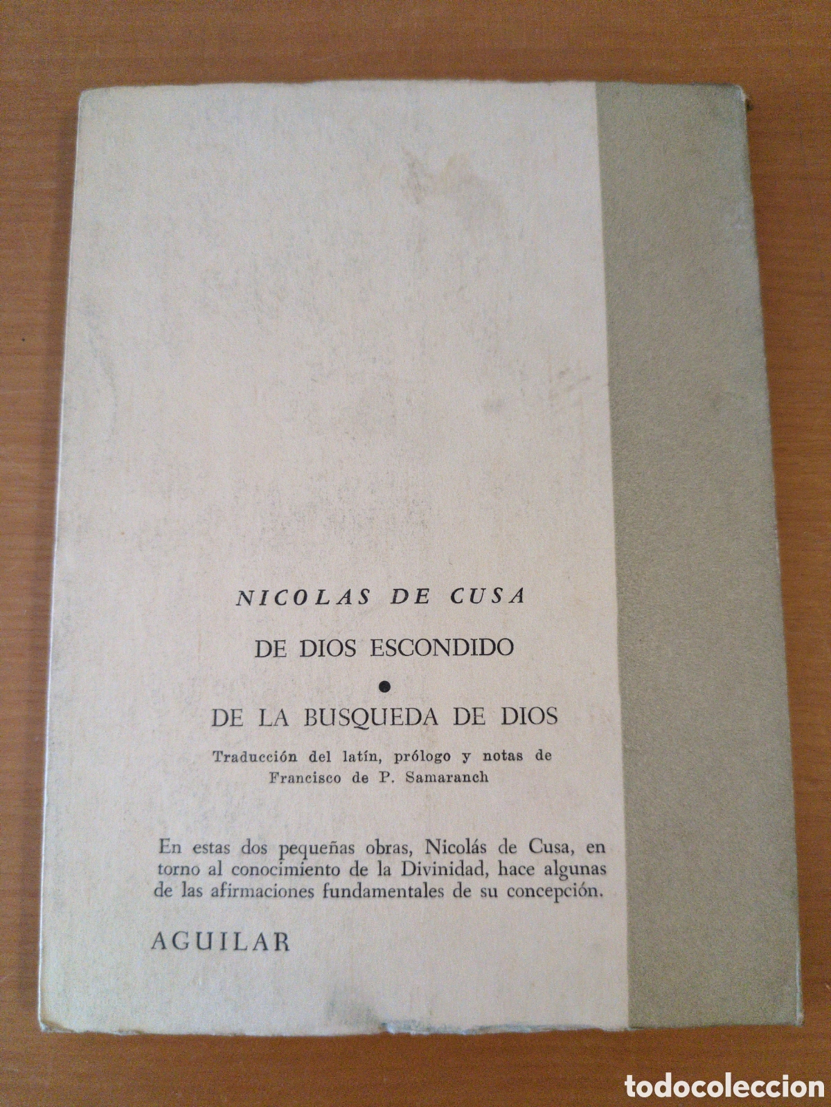 Libros de segunda mano: De Dios escondido. De la b&uacute;squeda de Dios. Nicol&aacute;s de Cusa - Foto 2