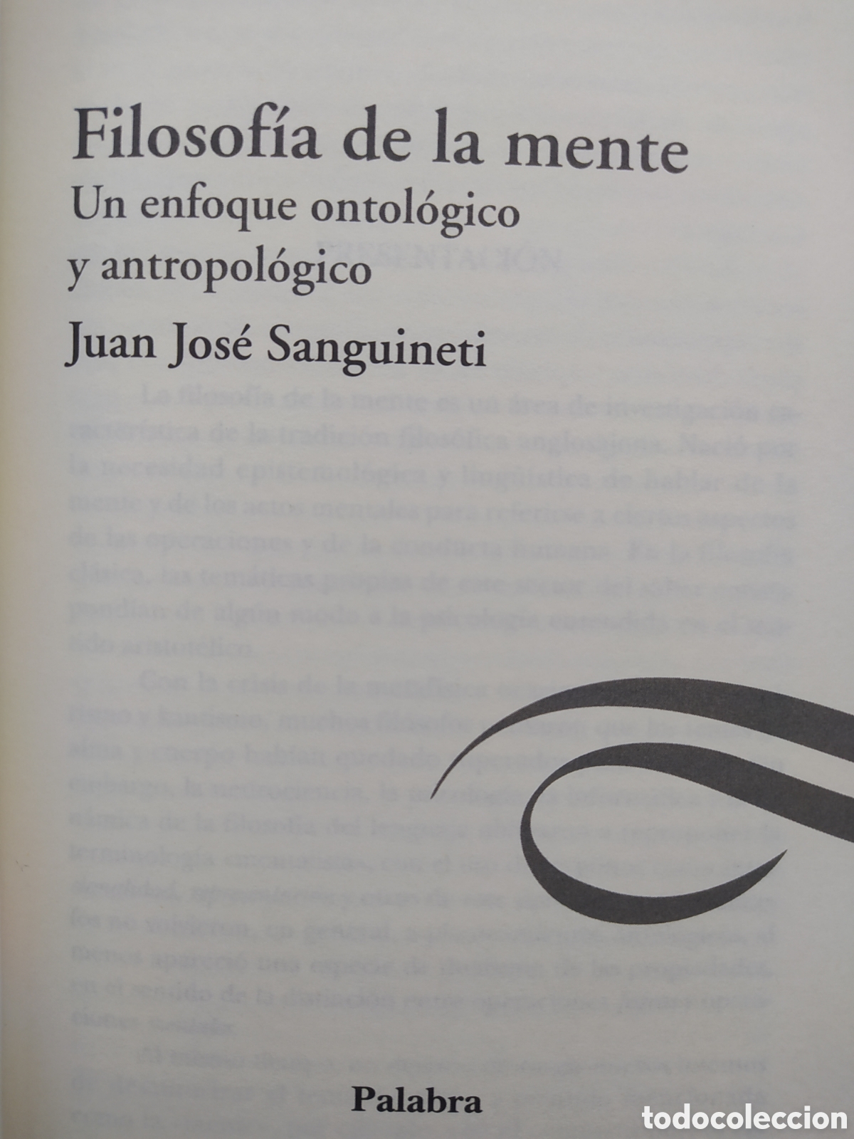 Libros de segunda mano: Filosof&iacute;a de la mente. JJ Sanguineti - Foto 2