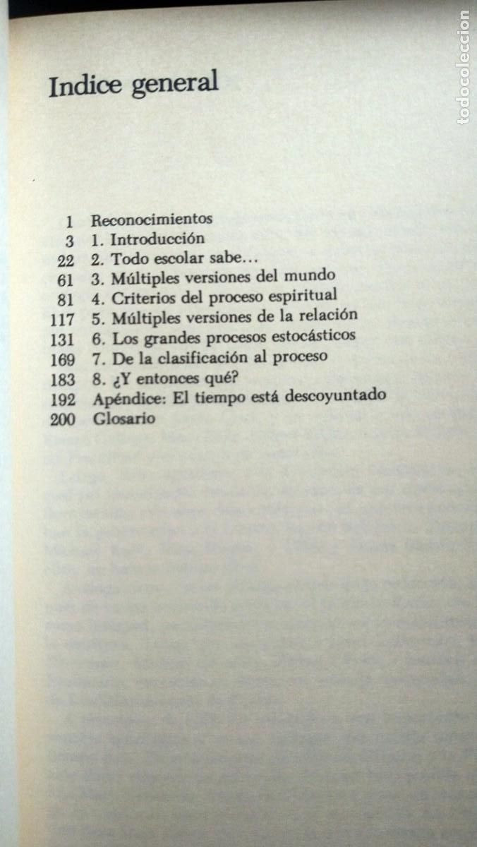 Libros de segunda mano: ESP&Iacute;RITU Y NATURALEZA - GREGORY BATESON - Foto 6