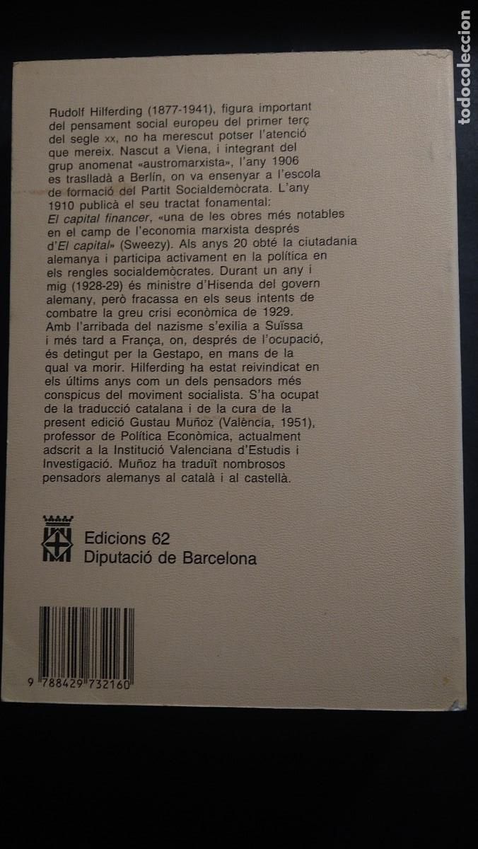 Libros de segunda mano: EL CAPITAL FINANCER - RUDOLF HILFERDING - Foto 3