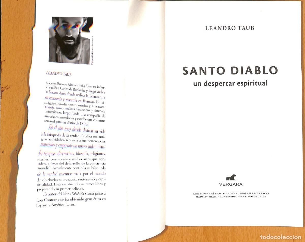 Libros de segunda mano: SANTO DIABLO de Leandro Taub - Foto 4
