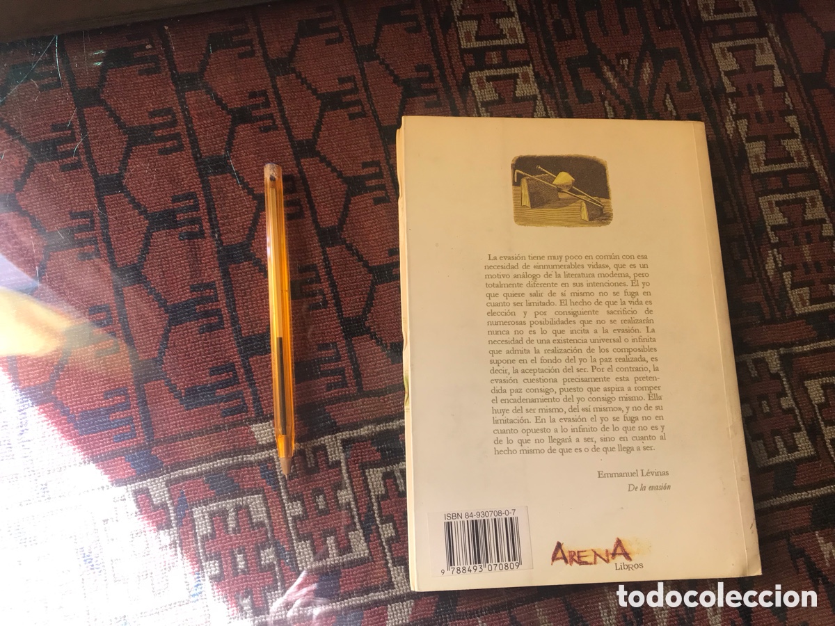 Libros de segunda mano: De la evasi&oacute;n. Emmanuel Levinas. Arena libros - Foto 3