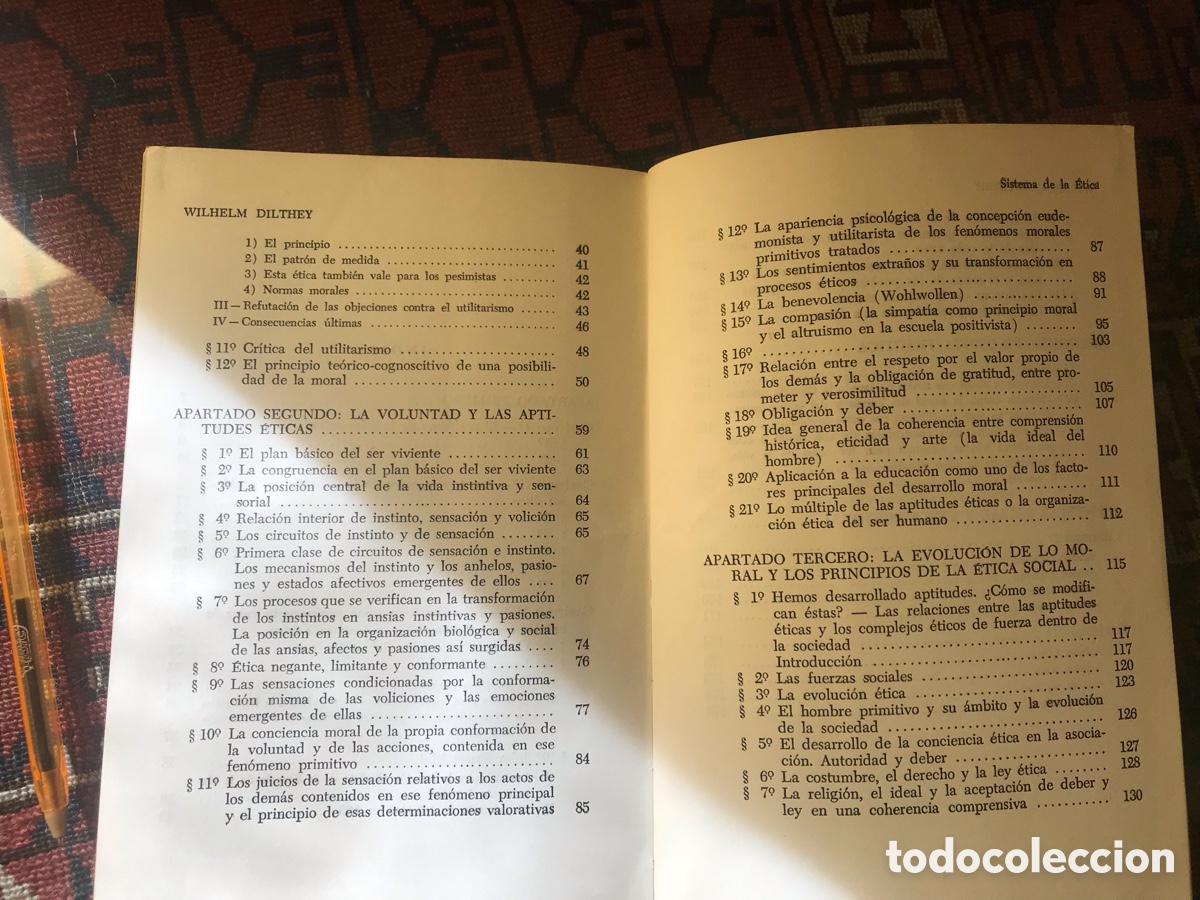 Libros de segunda mano: Sistema de la &eacute;tica. Wilhelm Dilthey. Nova. - Foto 5