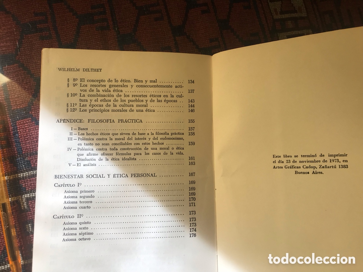 Libros de segunda mano: Sistema de la &eacute;tica. Wilhelm Dilthey. Nova. - Foto 6
