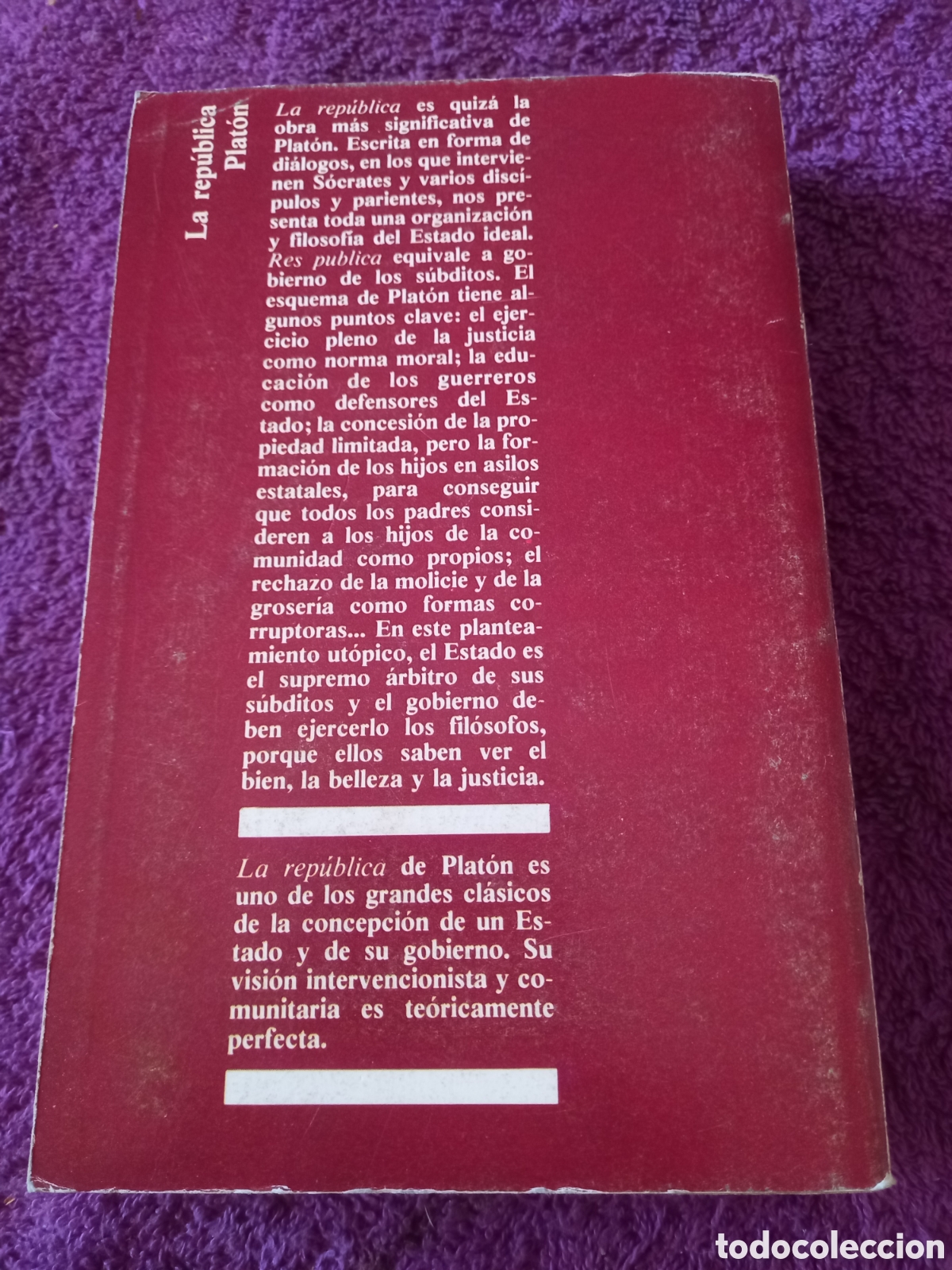 Libros de segunda mano: La republica. Plat&oacute;n. - Foto 3