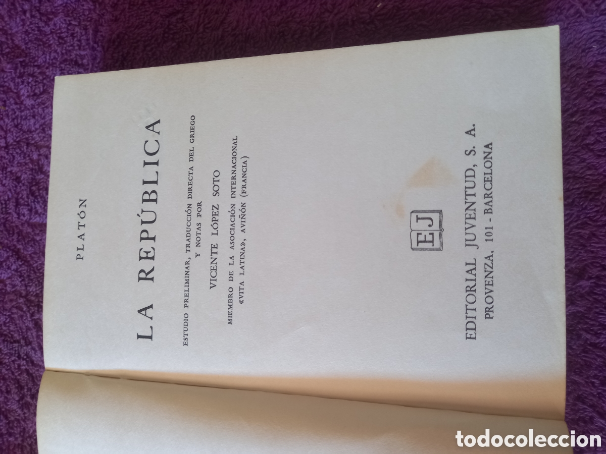 Libros de segunda mano: La republica. Plat&oacute;n. - Foto 6