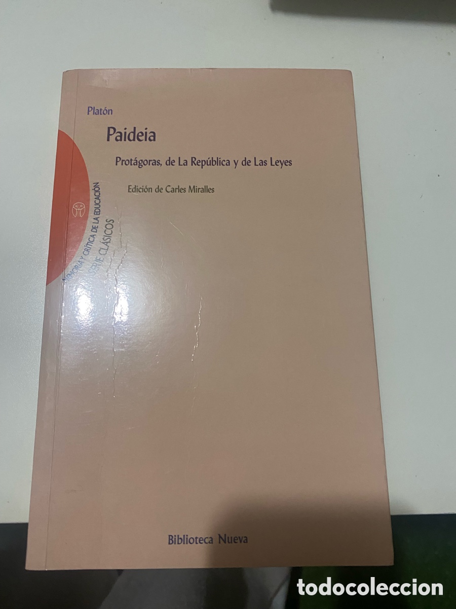 Libros de segunda mano: Paidea: Prot&aacute;goras, de la Rep&uacute;blica y las Leyes - Foto 1