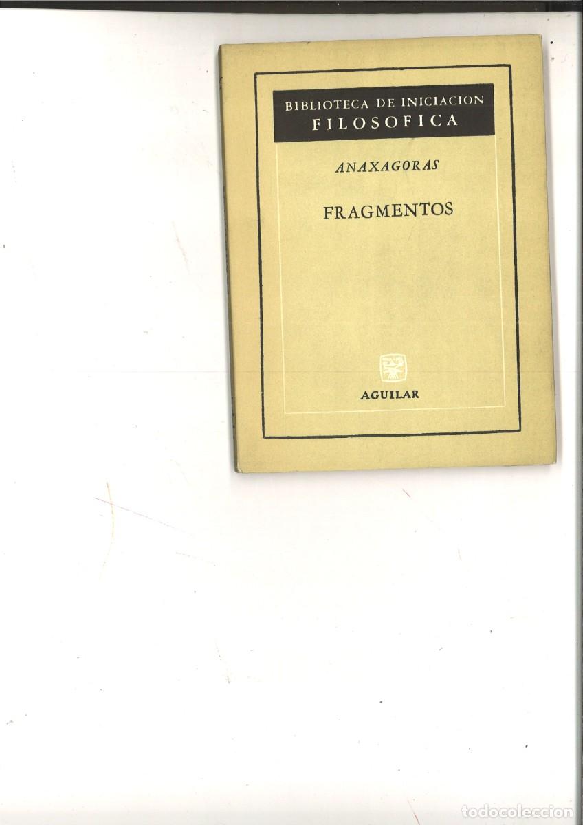 Libros de segunda mano: FRAGMENTOS. Anaxagoras - Foto 1