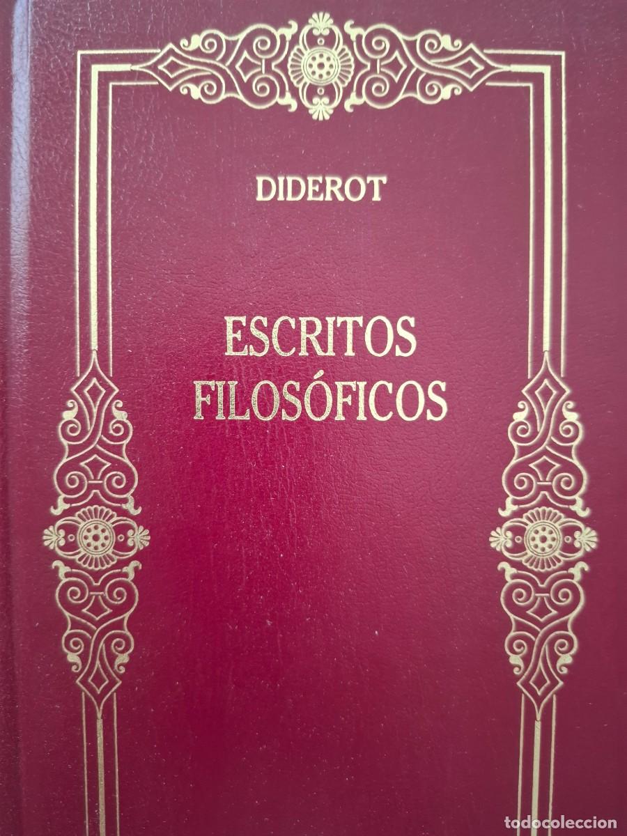 Libros de segunda mano: escritos filosoficos Denis Diderot - Foto 1