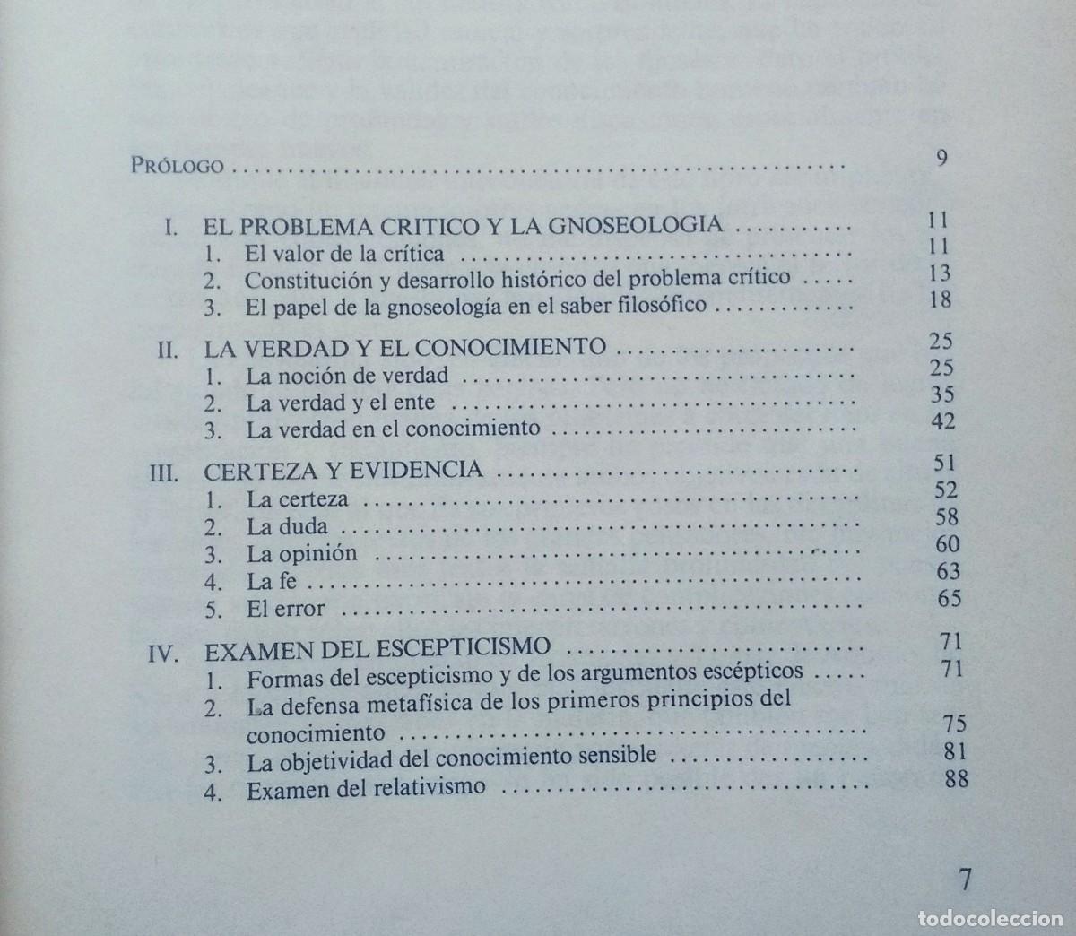 Libros de segunda mano: GNOSEOLOG&Iacute;A - ALEJANDRO LLANO - 1&ordf; ed. - 1983. - Foto 2