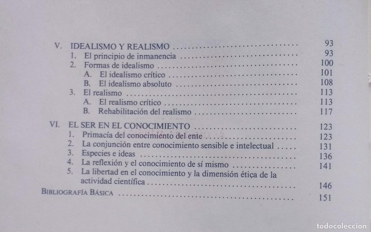 Libros de segunda mano: GNOSEOLOG&Iacute;A - ALEJANDRO LLANO - 1&ordf; ed. - 1983. - Foto 3