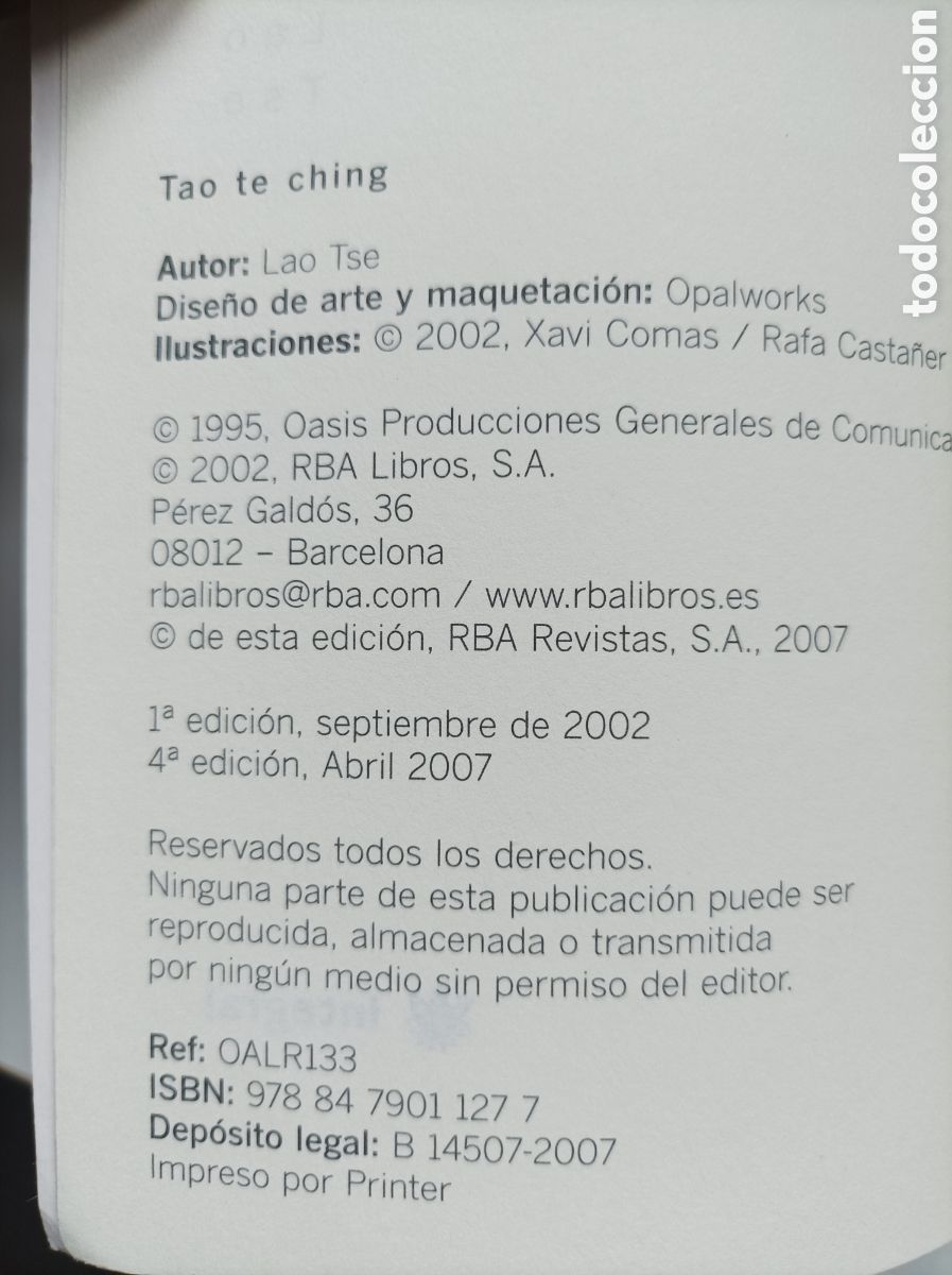 Libros de segunda mano: Tao Te Ching / Lao Tse - Foto 3