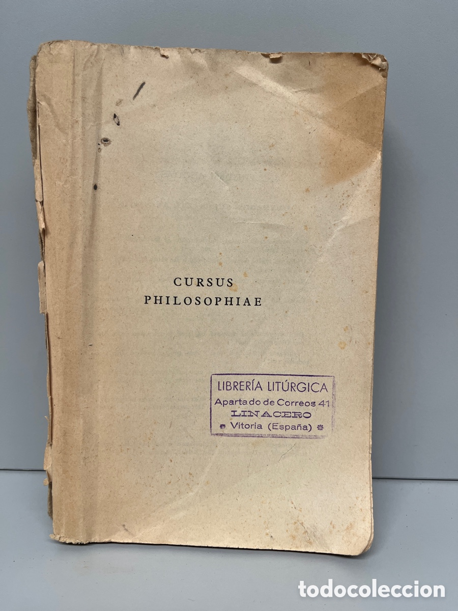 Libros de segunda mano: Cursus Philosophiae. - Foto 1