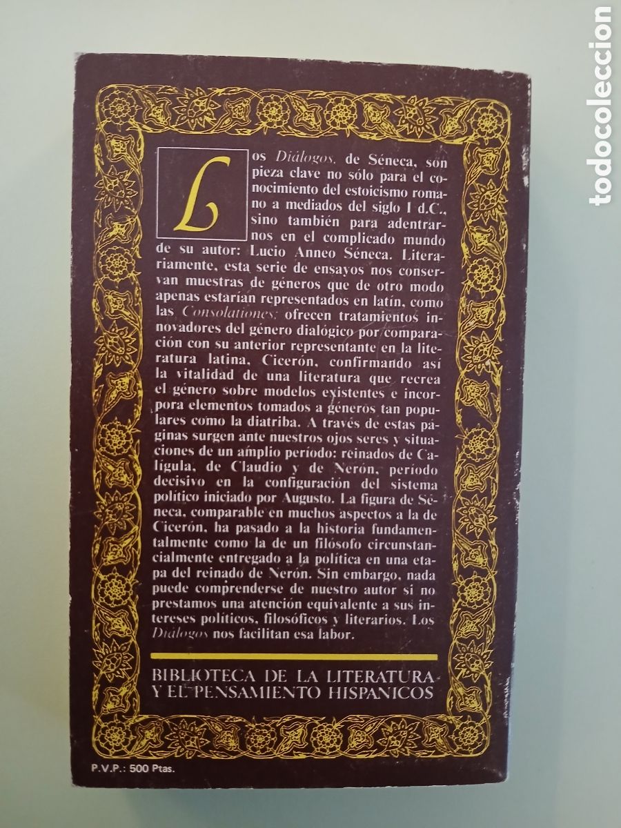Libros de segunda mano: Di&aacute;logos. L. Anneo S&eacute;neca. - Foto 2