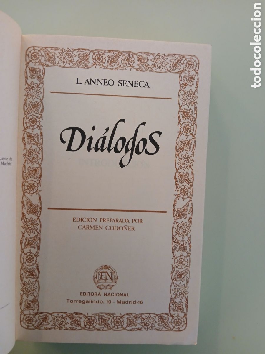 Libros de segunda mano: Di&aacute;logos. L. Anneo S&eacute;neca. - Foto 3