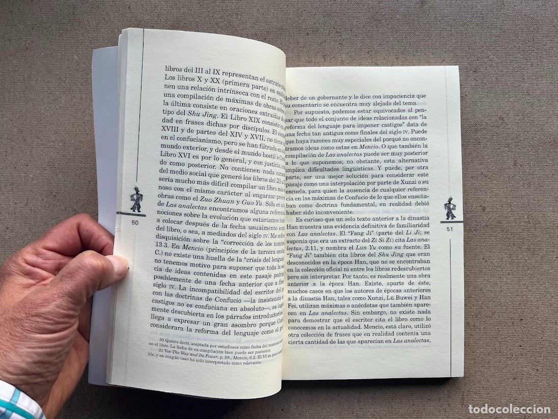 Libros de segunda mano: Analectas / Confucio / Asiateca / Editorial Popular / - Foto 7
