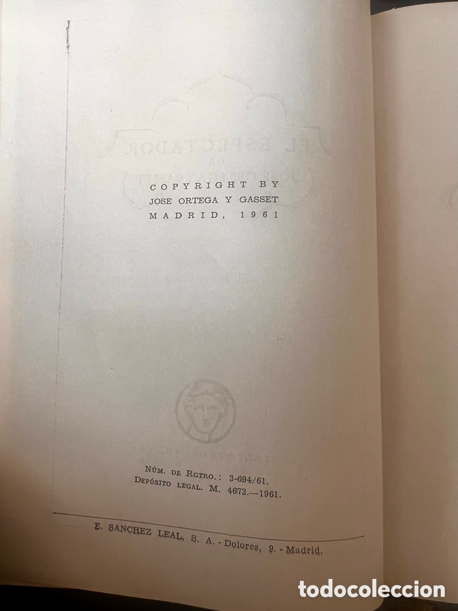 Libros de segunda mano: &ldquo; El espectador &ldquo; Ortega y Gasset - Foto 5