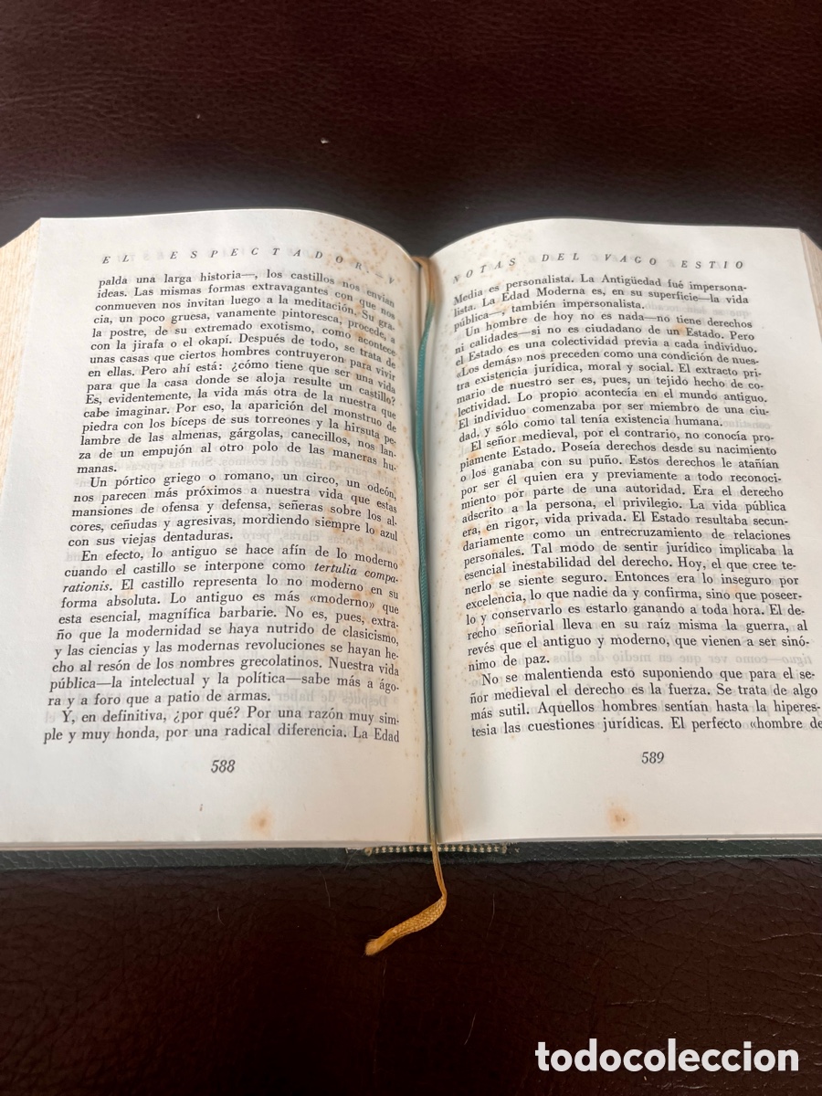 Libros de segunda mano: &ldquo; El espectador &ldquo; Ortega y Gasset - Foto 6
