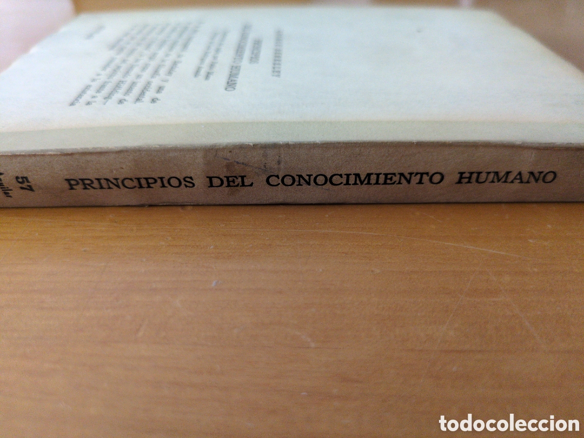 Libros de segunda mano: Principios del conocimiento humano. Berkeley - Foto 3