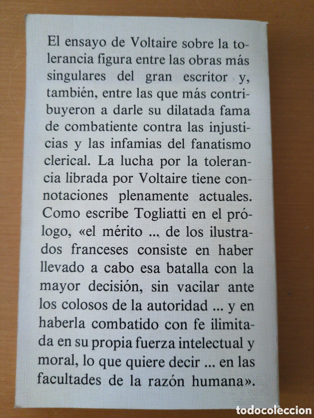 Libros de segunda mano: Tratado de la tolerancia. Voltaire - Foto 2