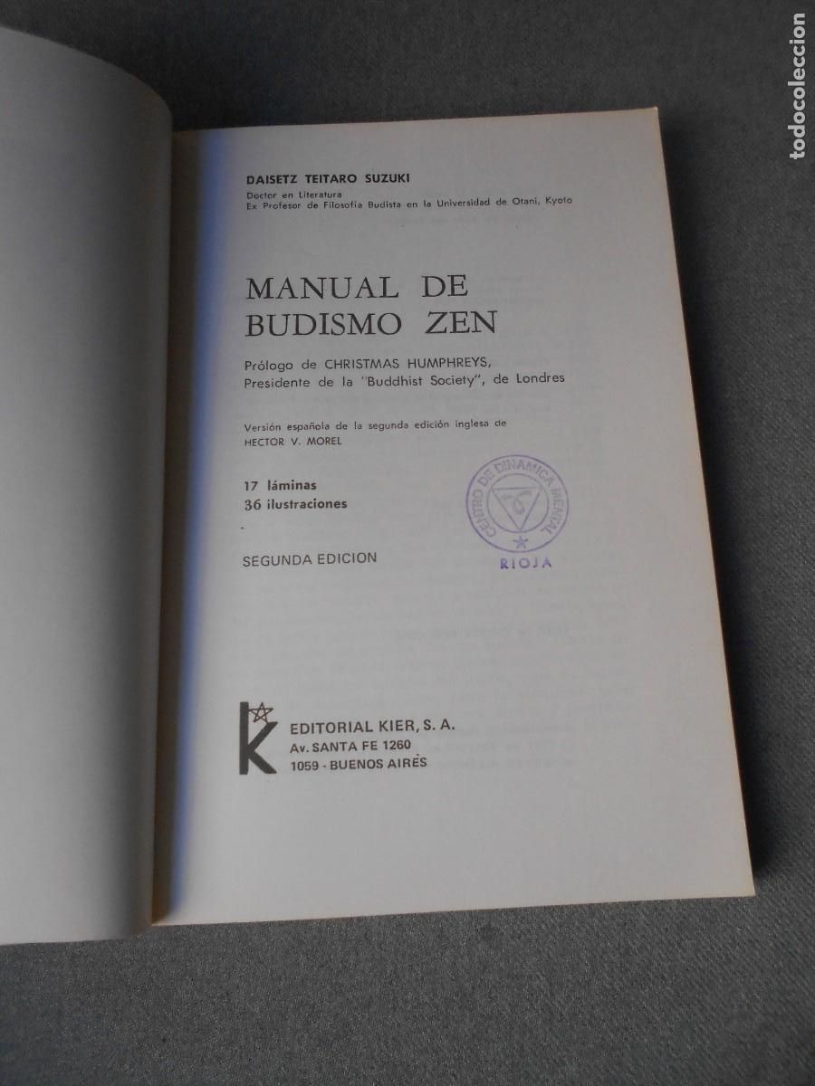 Libros de segunda mano: MANUAL DE BUDISMO ZEN - Foto 2