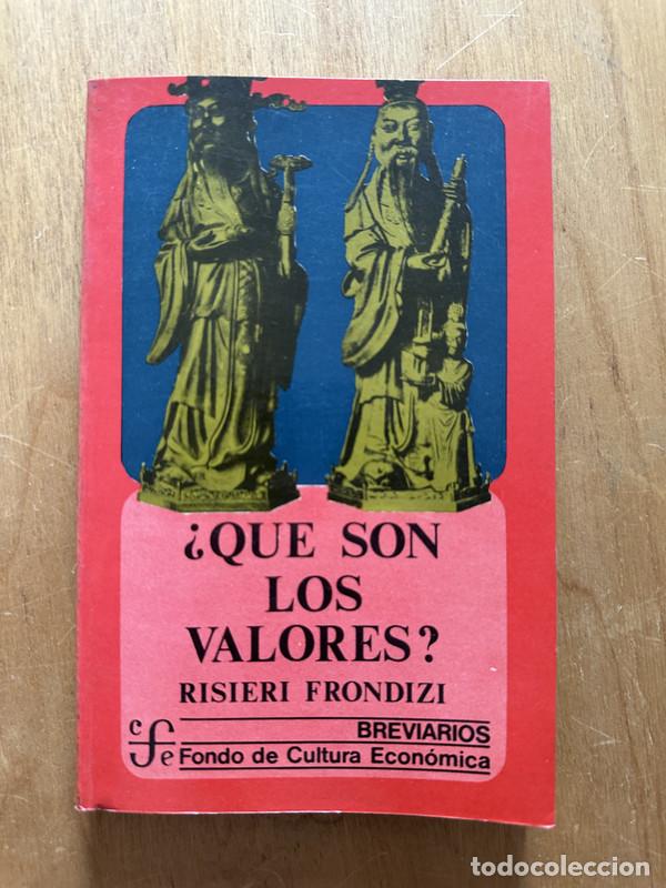 Libros de segunda mano: Que son los valores? - Frondizi, Risieri - Foto 1
