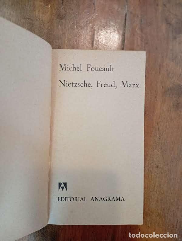Libros de segunda mano: FOUCAULT, Michel. Nietzsche, Freud, Marx - Foto 2